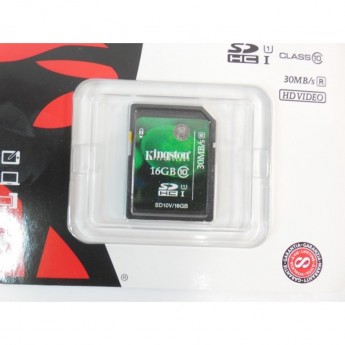 Карта памяти KINGSON 16GB SD10V-16GB Карта памяти KINGSON 16GB SD10V-16GB