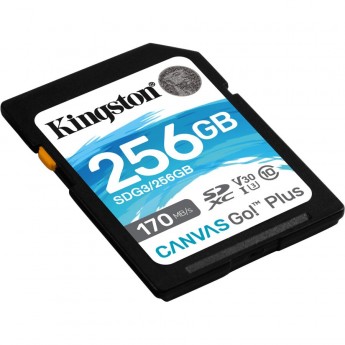 Карта памяти KINGSTON 256GB SDXC Canvas Go Plus 170R C10 UHS-I U3 V30 Карта памяти KINGSTON 256GB SDXC Canvas Go Plus 170R C10 UHS-I U3 V30