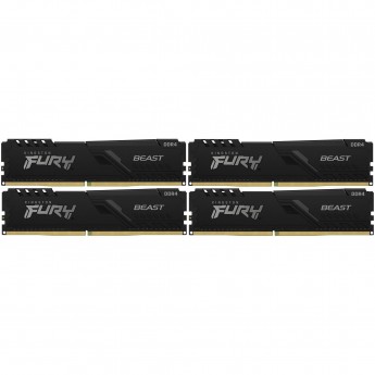 Оперативная память 16Gb DDR4 2666MHz KINGSTON FURY BEAST BLACK (KF426C16BBK4/16) (4x4Gb KIT) Оперативная память 16Gb DDR4 2666MHz KINGSTON FURY BEAST BLACK (KF426C16BBK4/16) (4x4Gb KIT)