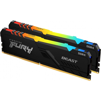 Оперативная память 16Gb DDR4 2666MHz KINGSTON FURY BEAST RGB (KF426C16BB2AK2/16) (2x8Gb KIT) Оперативная память 16Gb DDR4 2666MHz KINGSTON FURY BEAST RGB (KF426C16BB2AK2/16) (2x8Gb KIT)