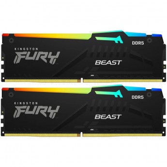 Оперативная память 16Gb DDR5 5200MHz KINGSTON FURY BEAST RGB (KF552C40BBAK2-16) (2x8Gb KIT) Оперативная память 16Gb DDR5 5200MHz KINGSTON FURY BEAST RGB (KF552C40BBAK2-16) (2x8Gb KIT)
