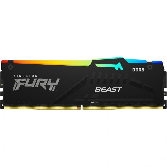 Оперативная память 16Gb DDR5 5600MHz KINGSTON FURY BEAST RGB () KF556C40BBA-16
