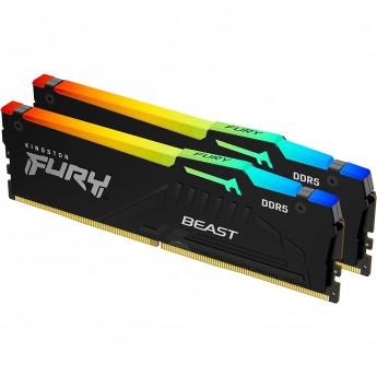 Оперативная память 32Gb DDR5 5600MHz KINGSTON FURY BEAST BLACK RGB (KF556C40BBAK2-32) (2x16Gb KIT) Оперативная память 32Gb DDR5 5600MHz KINGSTON FURY BEAST BLACK RGB (KF556C40BBAK2-32) (2x16Gb KIT)
