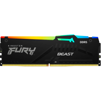 Оперативная память 32Gb DDR5 6400MHz KINGSTON FURY BEAST BLACK RGB (KF564C32BBEA-32)
