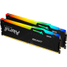 Оперативная память 64Gb DDR5 6000MHz KINGSTON FURY BEAST BLACK RGB () (2x32Gb KIT) KF560C30BBEAK2-64