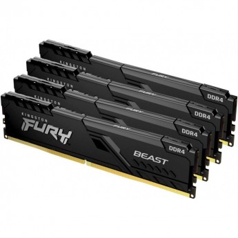 Оперативная память KINGSTON Fury Beast Black KF432C16BBK4/16 Оперативная память KINGSTON Fury Beast Black KF432C16BBK4/16