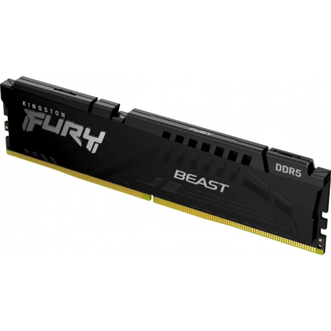 Память оперативная KINGSTON FURY BEAST BLACK XMP 16GB 6400MT/s DDR5 CL32 DIMM KF564C32BB-16