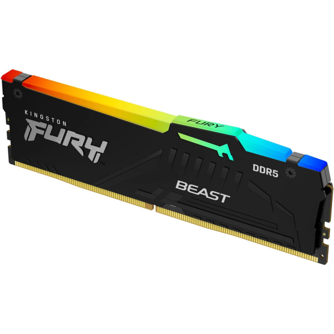 Память оперативная KINGSTON FURY BEAST RGB EXPO 16GB 6000MT/s DDR5 CL30 DIMM KF560C30BBEA-16
