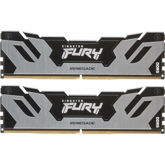Память оперативная KINGSTON FURY RENEGADE SILVER XMP 32GB 6800MT/s DDR5 CL36 DIMM (Kit of 2) KF568C36RSK2-32