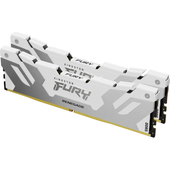 Память оперативная KINGSTON FURY RENEGADE WHITE XMP 32GB 7200MT/s DDR5 CL38 DIMM Память оперативная KINGSTON FURY RENEGADE WHITE XMP 32GB 7200MT/s DDR5 CL38 DIMM