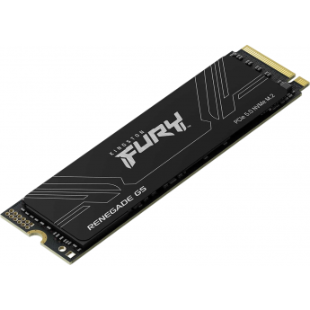 Твердотельный накопитель KINGSTON SSD FURY RENEGADE, 1024GB, M.2(22x80mm), NVMe, PCIe 5.0 x4, 3D TLC, R/W 14200/11000MB/s, IOPs 2 200 000/2 150 000, TBW 1000, DWPD 0.5 (12 мес) Твердотельный накопитель KINGSTON SSD FURY RENEGADE, 1024GB, M.2(22x80mm), NVMe, PCIe 5.0 x4, 3D TLC, R/W 14200/11000MB/s, IOPs 2 200 000/2 150 000, TBW 1000, DWPD 0.5 (12 мес)