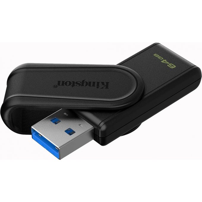 USB Flash накопитель 64Gb KINGSTON DATATRAVELER EXODIA S Black () DTXS/64GB